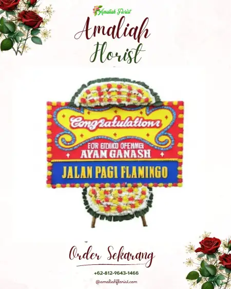 Sewa Papan Bunga cugenang